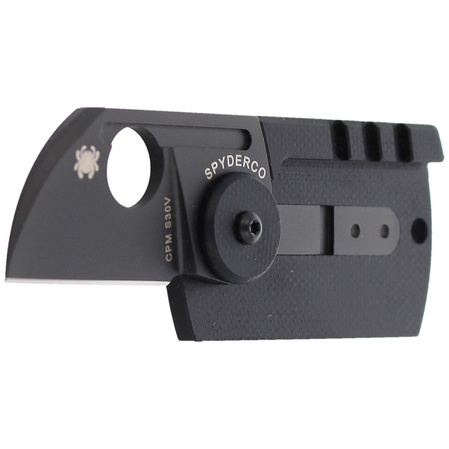 Spyderco Dog Tag Folder CF/G-10 Laminate Black (C188CFBBKP)