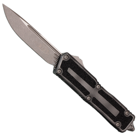 Nóż automatyczny OTF Microtech Scarab II Gen III S/E Weathered Metal Aluminium, Apocalyptic M390MK by Tony Marfione (1278-10APWME)