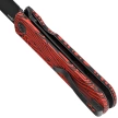 Nóż składany Kubey NEO Red / Black Damascus G10, Blackwashed AUS-10 by Keanu Alfaro (KU371F)