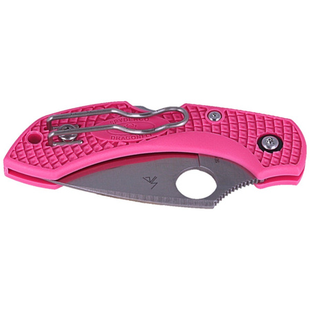 Nóż składany Spyderco Dragonfly 2 FRN Pink, CPM S30V Plain (C28FPPNS30V2)