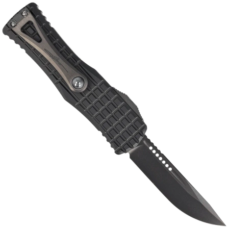 Microtech Hera S/E Frag Signature Black Aluminum Shadow, Black DLC by Tony Marfione