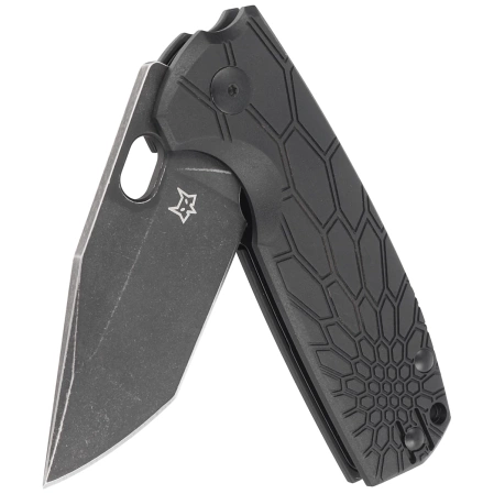 FOX Core Tanto Black FRN, Black Top Shield N690Co by Jesper Voxnæs (FX-612 BB)