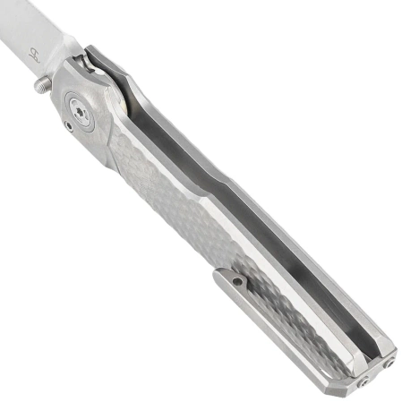 Nóż MKM Miura Gray Titanium, Satin M390 by Simone Tonolli (MK MI-T)