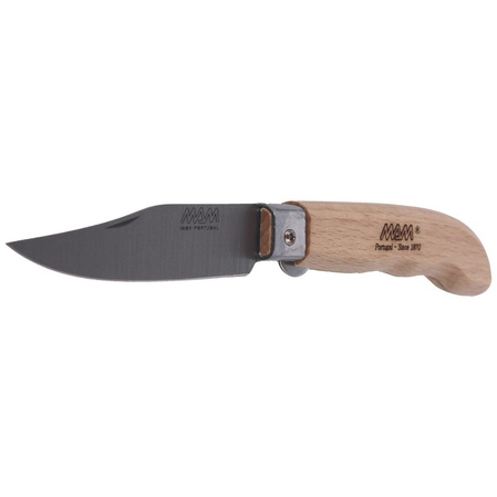 MAM Sportive knife with lock, Medium Light Beach Wood 83mm (2046-LW)