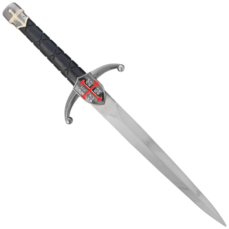 Decor Habitat Templar Dagger, Black ABS, Satin (16759-1)