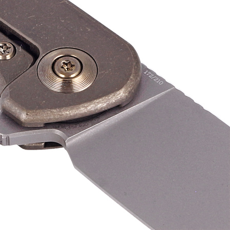 Nóż składany WE Knife Shakan LE No 172/210 Bronze Titanium, Gray Stonewashed CPM 20CV (WE20052B-2)