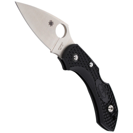 Spyderco DragonFly 2 Lightweight Black PlainEdge Knife (C28PBK2)
