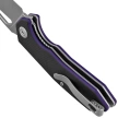 Kubey Coeus Knife Black/Purple G10, Beadblasted 14C28N (KU122R)