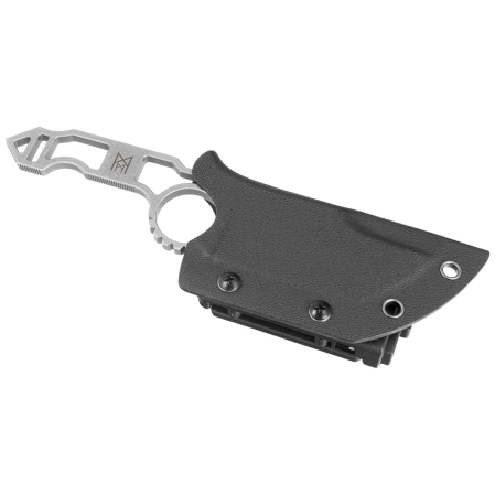 Midgards Messer Thunrar Backup Gray Steel, Satin 14C28N by Ralph Zlobinsky neck knife (MM017)