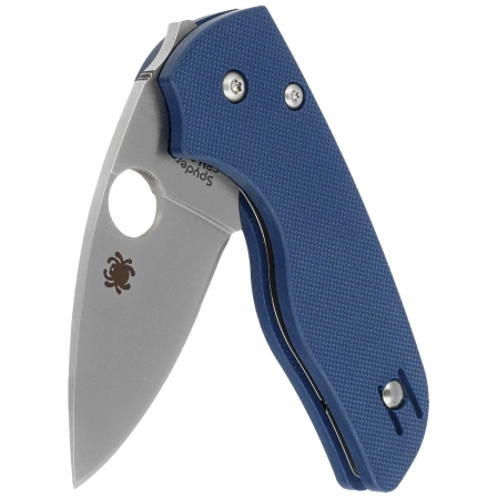 Nóż składany Spyderco Lil' Native Cobalt Blue G10, Satin CPM SPY27 by Eric Glesser (C230GPCBL)