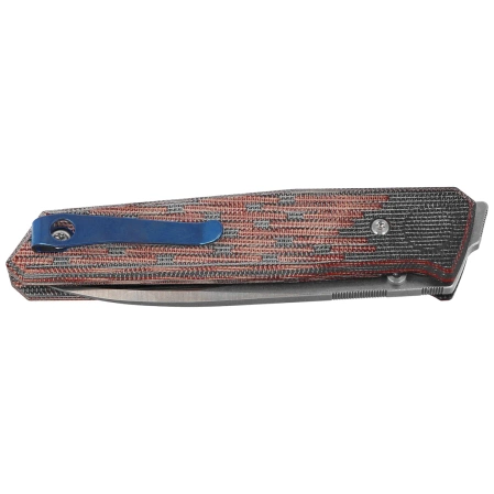 Reate PL-6 Knife Red / Black Micarta, Satin Nitro-V (PL-6 RDBKM SAT)