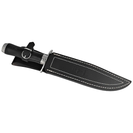 Muela Urial-19M Black Micarta, Satin X50CrMoV15 knife