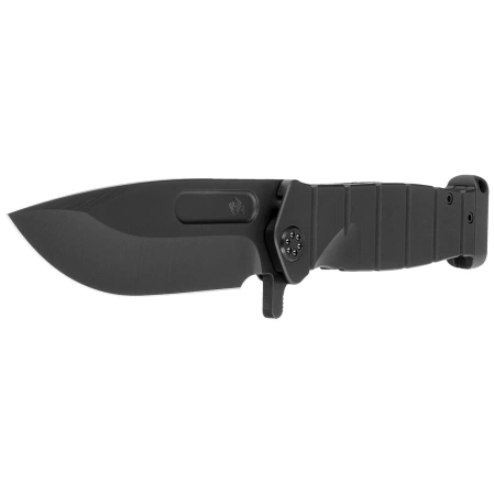 Nóż składany Medford USMC FF Black DLC Titanium, Black HW/Clip, Black DLC S45VN by Greg Medford (MK2044TQ-30PV-TFCF-PP)