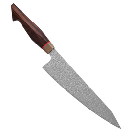 Xin Cutlery XinCraft 9'' Japan Chef Knife, Buffalo Horn/Rosewood/G10, 67-Layer Mirror-Polished Damascus (XC116)