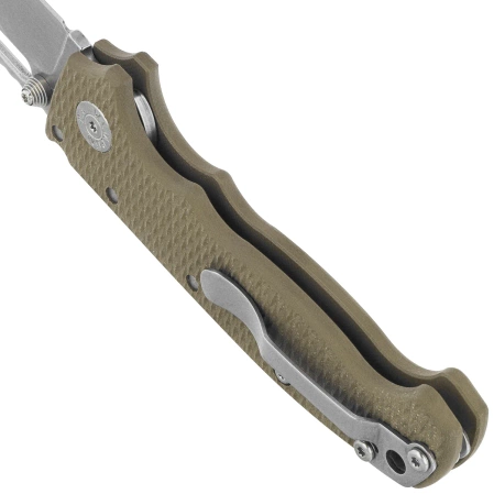 Nóż składany Demko AD20S Clip Point OD Green G10, Stonewashed MagnaCut by Andrew Demko (MGAD20S-MAG-ODG10-CP)