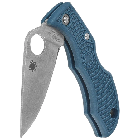 Spyderco Ladybug 3 Knife Blue FRN, Satin K390 by Sal Glesser (LFP3K390)