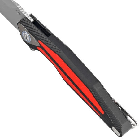 Nóż składany RikeKnife Tulay Black/Red G10, Matted 154CM (RK-Tulay-BR)