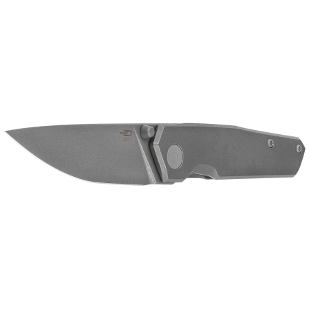 Nóż składany Bestech VK-Kuze Dark Grey Titanium, Dark Bead Blast / Stonewashed MagnaCut by Vulpex Knives (BT2504B)