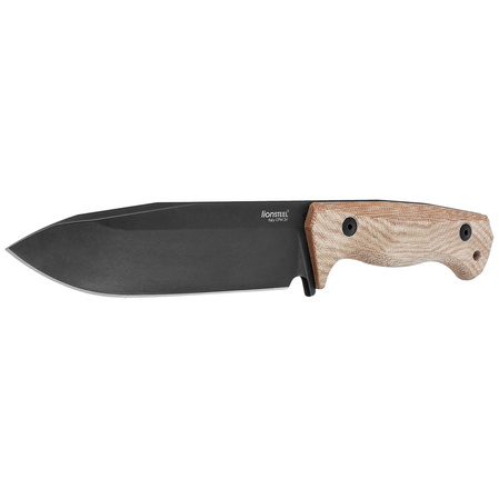 Nóż LionSteel Natural Canvas Micarta, Old Black CPM 3V by Molletta (T6B 3V CVN)