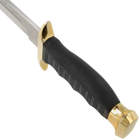 Nóż Muela 95-190 Black Rubber, Satin 420H