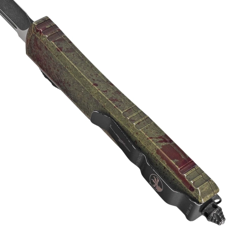 Nóż automatyczny OTF Microtech Ultratech S/E Signature Outbreak Aluminium, Outbreak M390 by Tony Marfione (121-1OBDS)