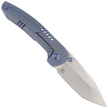 WE Knife Trogon Blue Titanium, Silver Bead Blasted CPM 20CV by Brian Brown (WE22002B-1)