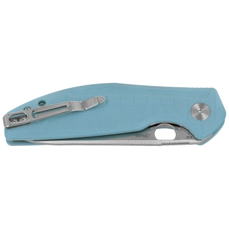 Nóż składany Bestechman Angry Owl Grey G10, Satin/Stonewashed D2 by Keanu Alfaro (BMK12C-1)