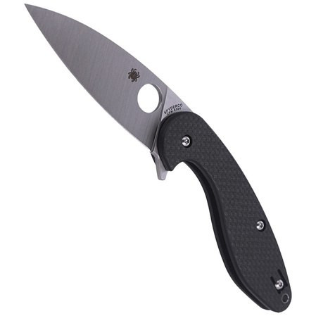 Spyderco Silverax Carbon Fiber/G10 Laminate, Satin CPM S30V by Paul Alexander (C228CFP)