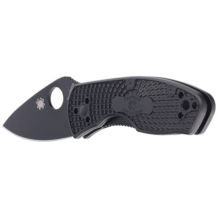 Nóż składany Spyderco Ambitious Black FRN, Black Blade 8Cr13MoV (C148PBBK)