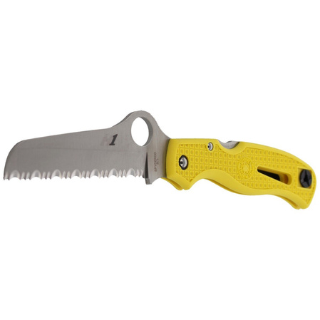 Nóż składany Spyderco Atlantic Salt Yellow FRN Spyder (C89SYL)