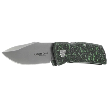 Nóż składany Maserin 502 Power Jungle Wear FatCarbon, Satin MagnaCut by Sergio Consoli (502/VM)