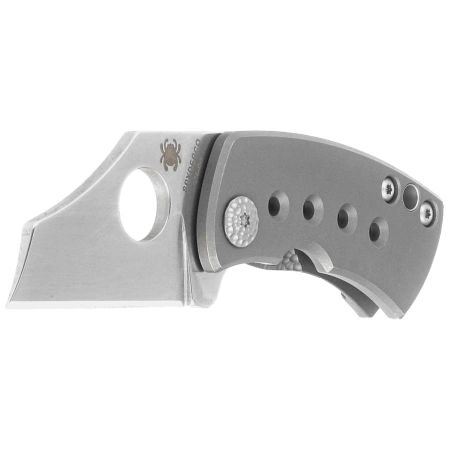 Nóż składany Spyderco McBee Gray Titanium, Stonewashed CTS XHP by Jonathan McNees (C236TIP)