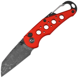 Nóż składany Civivi Pragma Red Aluminium, Damascus (C23062B-DS1)