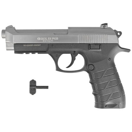 Pistolet wiatrówka Voltran Ekol ES P92B Fume 4.5 mm - Blow Back