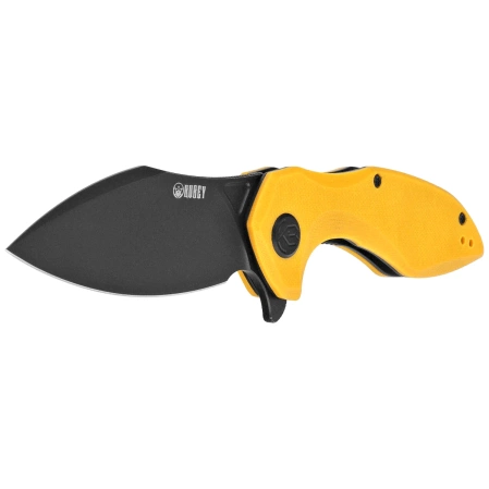 Nóż składany Kubey Nobel Yellow G10, Blackwashed 14C26N (KU236N)