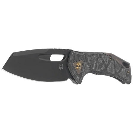 Nóż składany Fox Chronos Dark Matter Fatcarbon, Bronze HW, Black PVD MagnaCut by Stefan Merk (FX-552 ALCF)