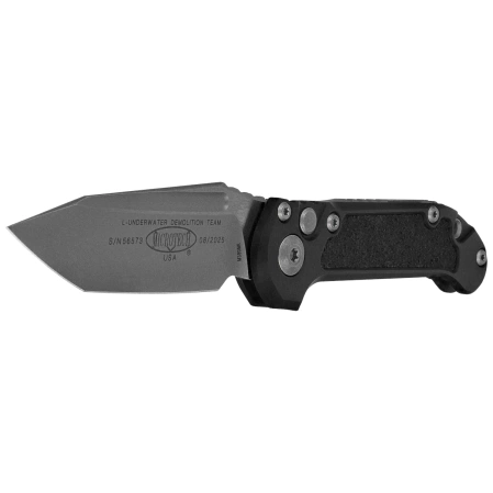 Nóż automatyczny Microtech LUDT Gen III T/E Black Aluminium, Apocalyptic M390MK by Tony Marfione (1136-10AP)