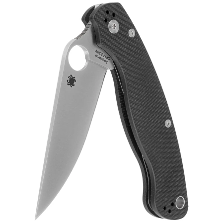 Nóż składany Spyderco Military 2 Black G10, Satin CPM S30V by Sal, Eric Glesser (C36GP2)