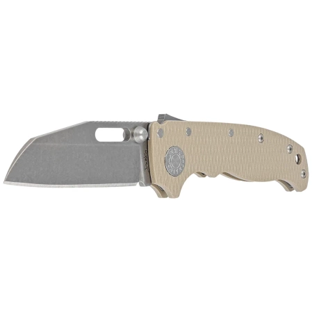 Nóż składany Demko AD20.5 Shark Foot Coyote Tan G10, Stonewashed CPM S35VN by Andrew Demko (205-S35-SFCT)