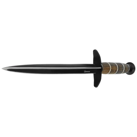 Sztylet Martinez Albainox Triplex Edge Aluminium/Wood, Black 3Cr13Mov (32511)