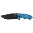 Nóż składany Bestech Keen II Black-Blue G10/Titanium, Black Stonewashed CPM S35VN by Koens Craft (BT2301D)