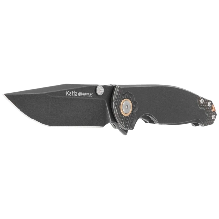 Nóż składany Viper Katla DSW Titanium 3D, Dark Stonewashed M390 by Jasper Voxnæs (V5984TI3D)