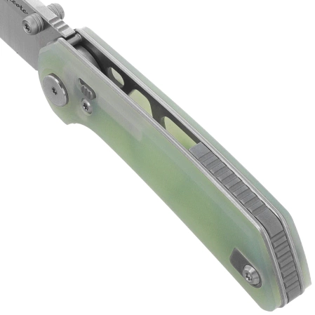Nóż składany Reate PL-XT V2 Jade G10, Stonewashed / Satin Nitro-V (PL-XT V2 JG10 STW/SAT)