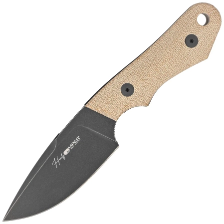 Viper Handy Natural Canvas Micarta, Black Stonewashed MagnaCut by Fabrizio Silvestrelli Knife (VT4042CN)