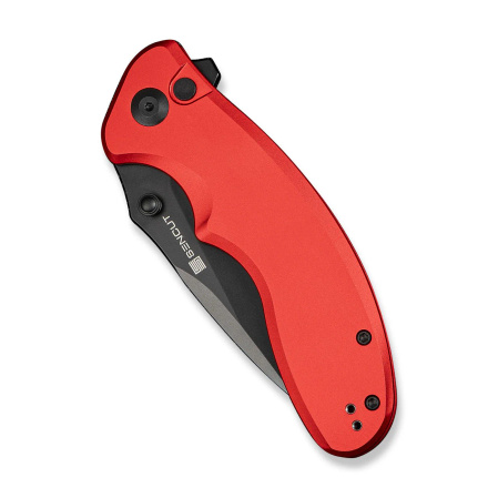 Sencut Cybrix Red Aluminum, Black 9Cr18MoV (S23098A-3)