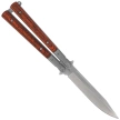 Martinez Albainox Balisong Knife Red Micarta, Satin 3Cr13Mov (02071)