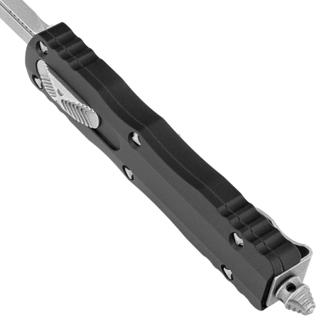 Nóż automatyczny OTF Microtech Dirac D/E Black Aluminium, Satin M390 by Tony Marfione (225-4)