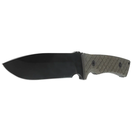 Nóż Spartan Blades Damysus Green Canvas Micarta, Black Powder 1095 Cro-Van by Curtis Iovito (SBSL003BKGR)