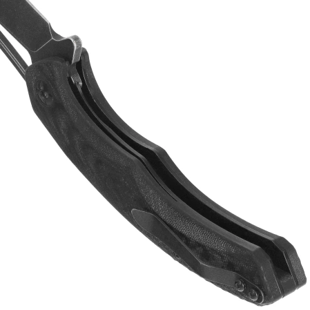 Herbertz CJH Knife Black G10, Black Stonewashed 440C (569613)