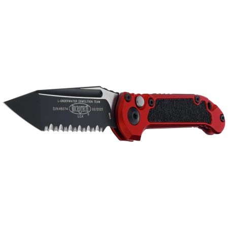 Nóż automatyczny Microtech LUDT Gen III T/E Red Aluminium, Black F/S M390MK by Tony Marfione (1136-3RD)